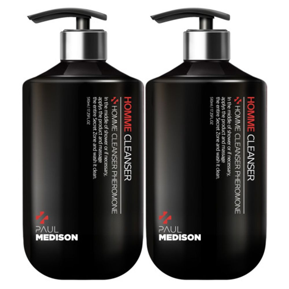 [PAUL MEDISON] Homme mencare pheromone 510ml 2EA - Intimate Wash for Men, Body Odor Removal, PH Balanced - Made in Korea